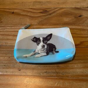 Catseye London Vinyl Dog Print Zipper Pouch